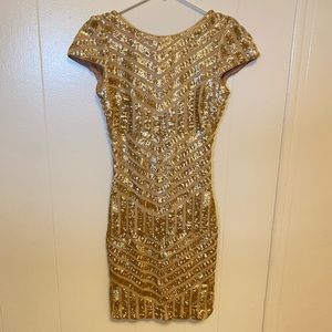 Gold bodycon